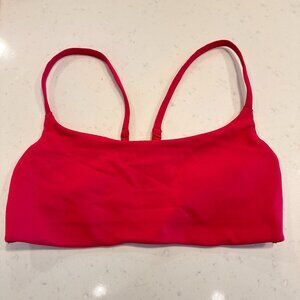 Lululemon Wunder Train Strappy Racer Bra Light Support Size 6